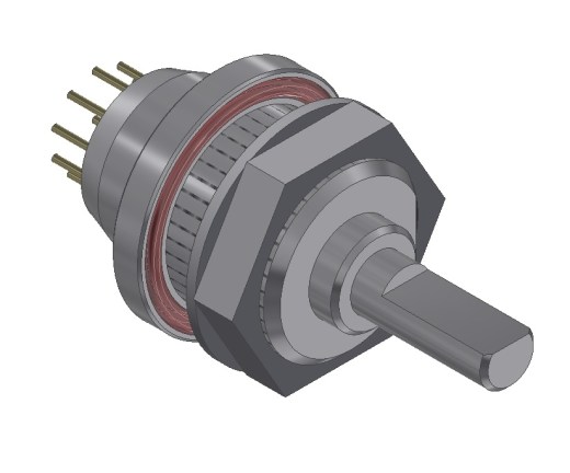 单层旋转开关77SPT36-01-1-10N-F GRAYHILL缩略图
